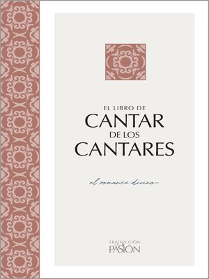 cover image of Cantar de los Cantares